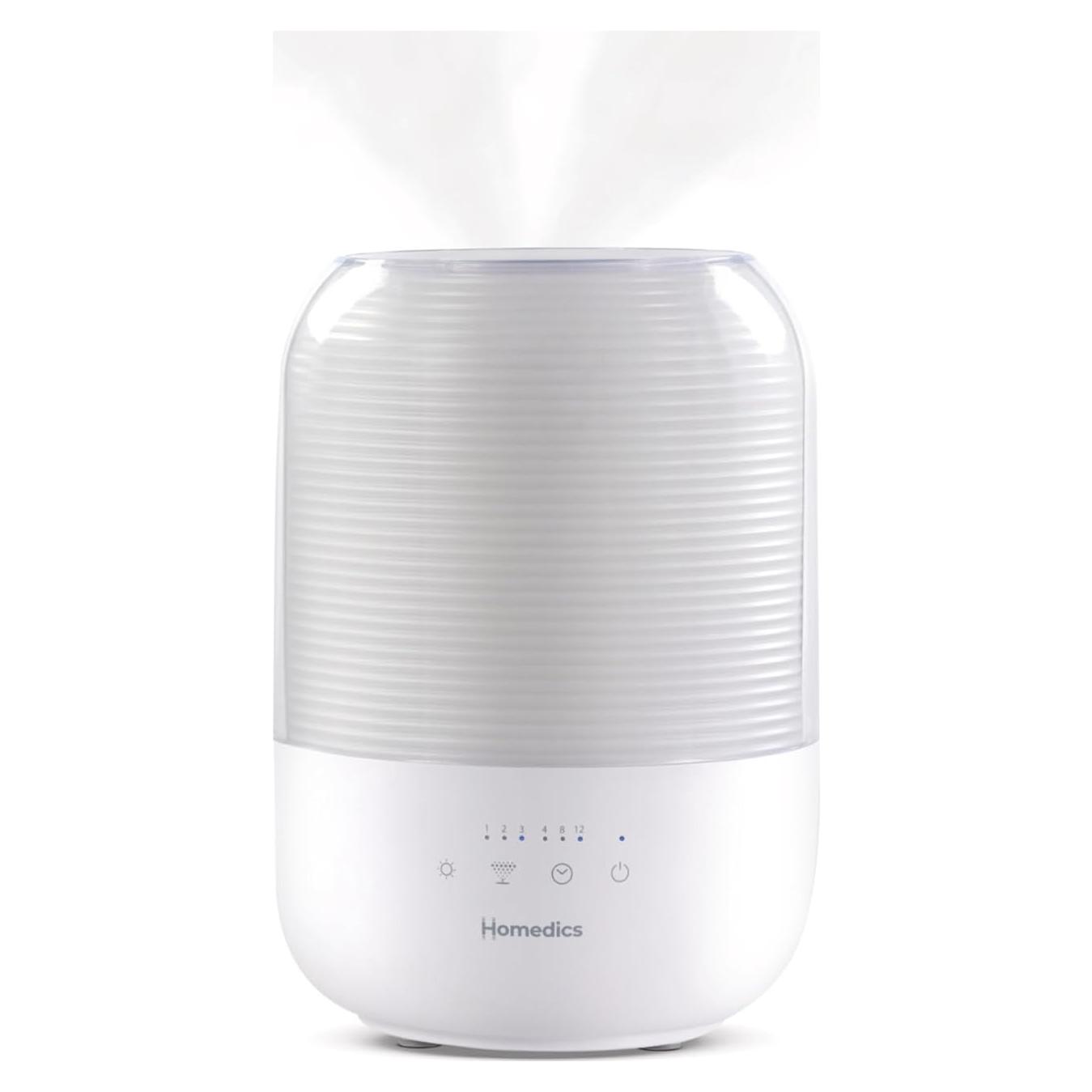 Humidificador ultrasónico HoMedics UHE-CMTF63, 3L, 36.8 m²