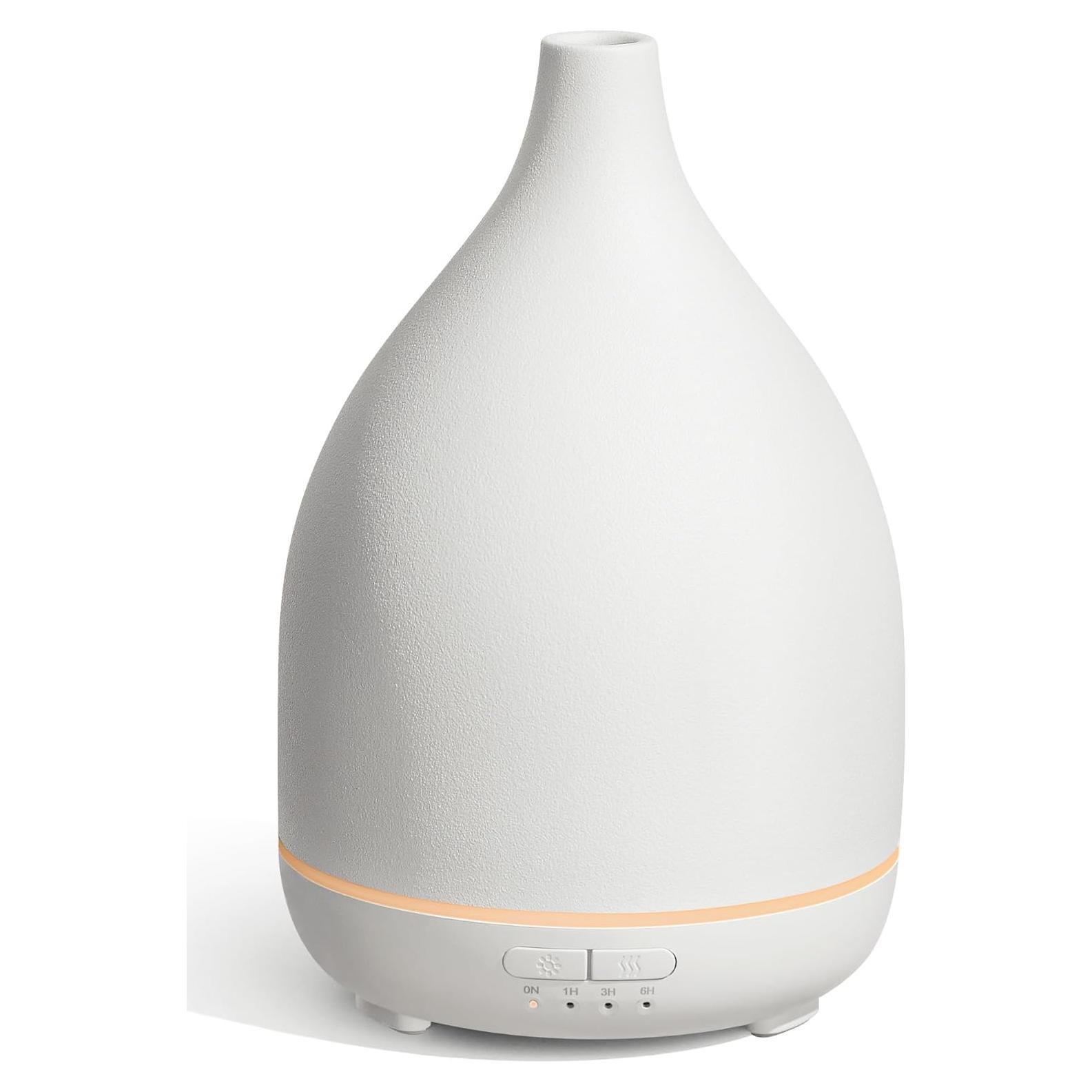 Difusor de Aceite InnoGear 300ml Cerámica Blanca Aromaterapia