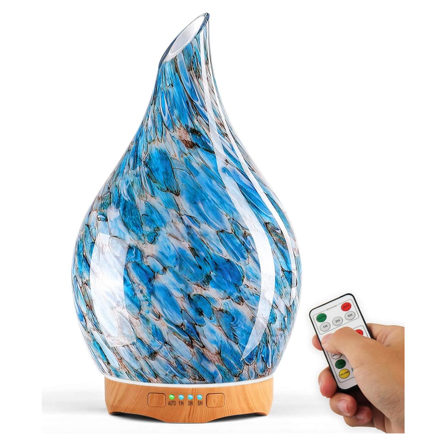 Difusor de Aceite Esencial Porseme 280ml Vidrio Control Remoto