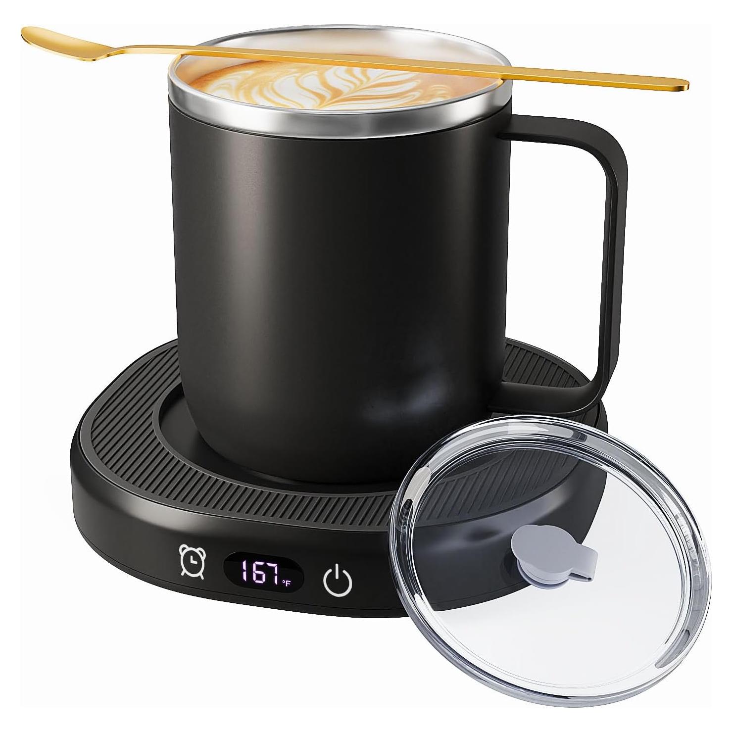Calentador de Taza de Café Bsigo con Taza de 414ml y 4 Temperaturas