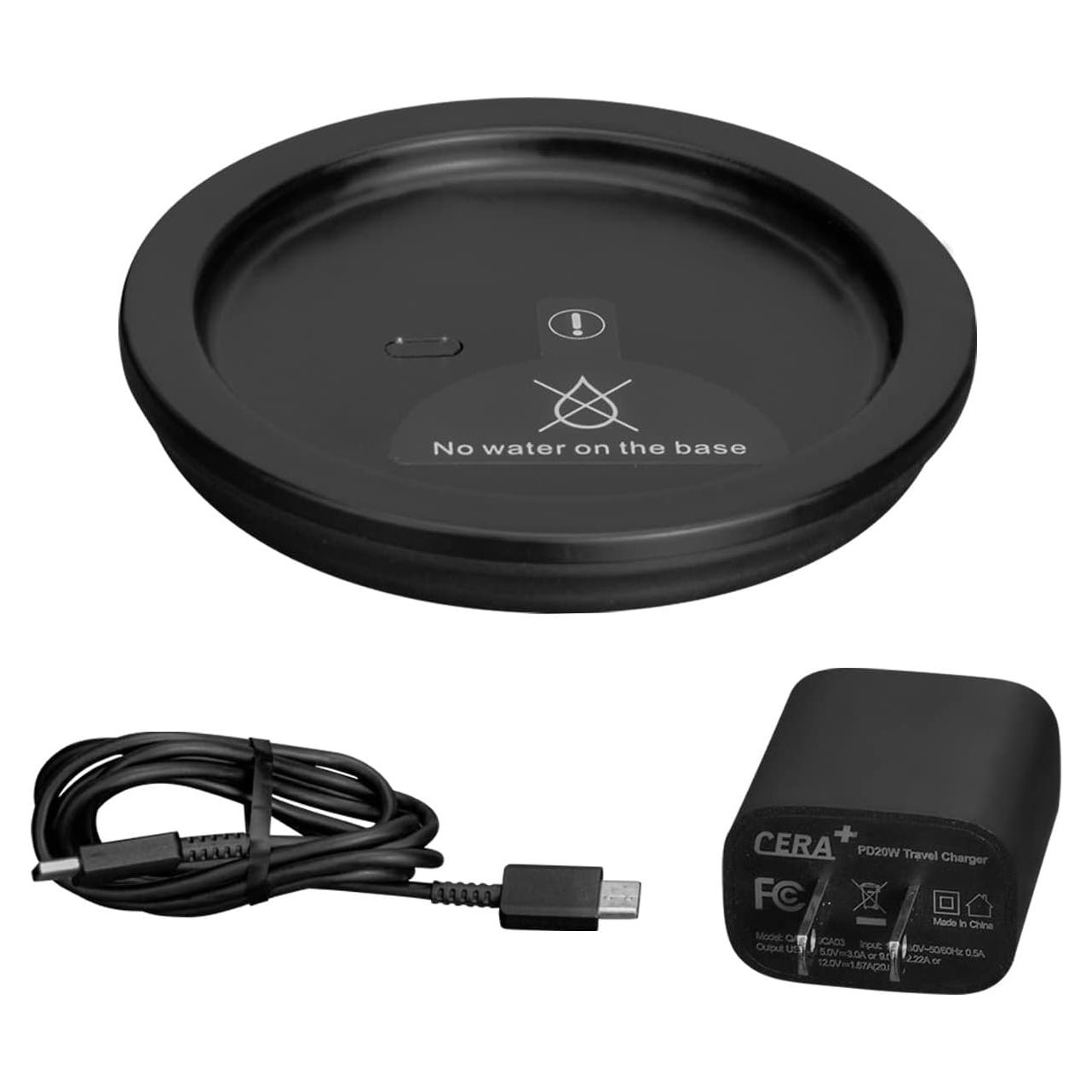 Plato de Carga CERA+ con Adaptador 20W para Taza Inteligente