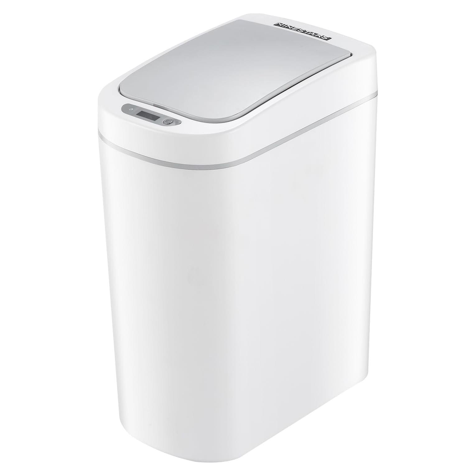 Basurero Automático Ninestars AMZ-7-2 Blanco 7L con Sensor