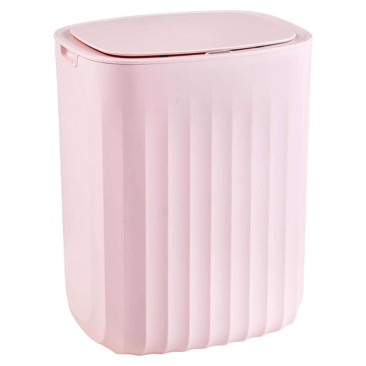 Basurero Automático ELPHECO 3.5 Galones Rosa con Sensor