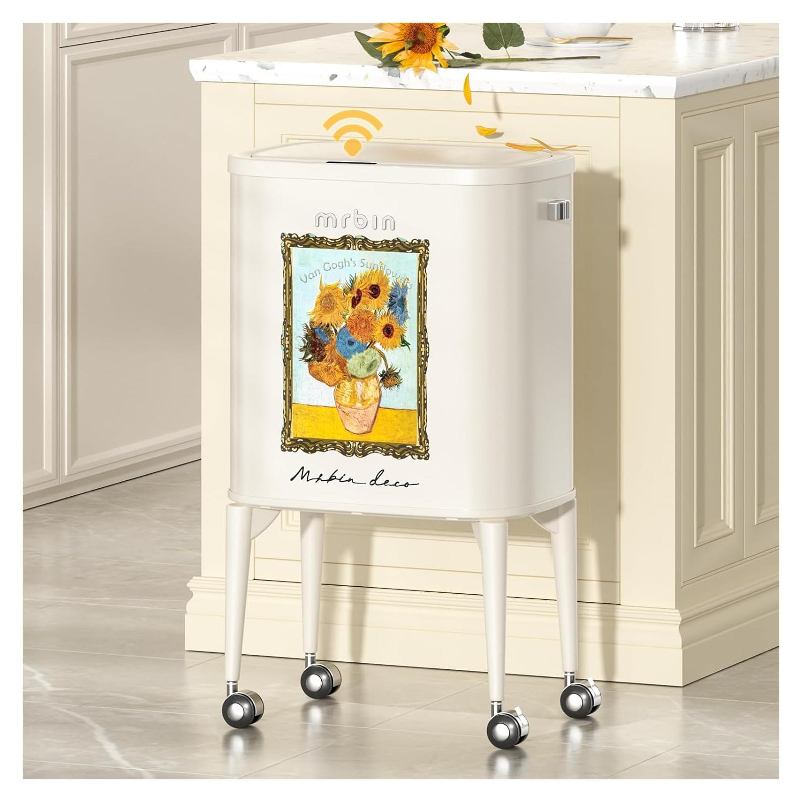 Basurero de Cocina MRBIN 36L con Sensor de Movimiento Girasol