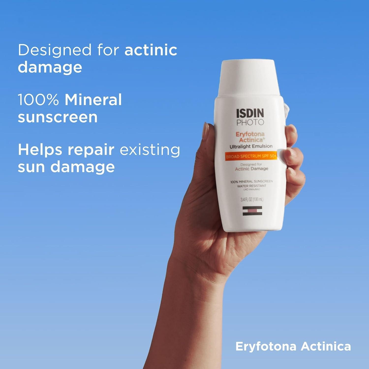 Protector Solar Mineral ISDIN Eryfotona Actinica SPF 50+ 100ml