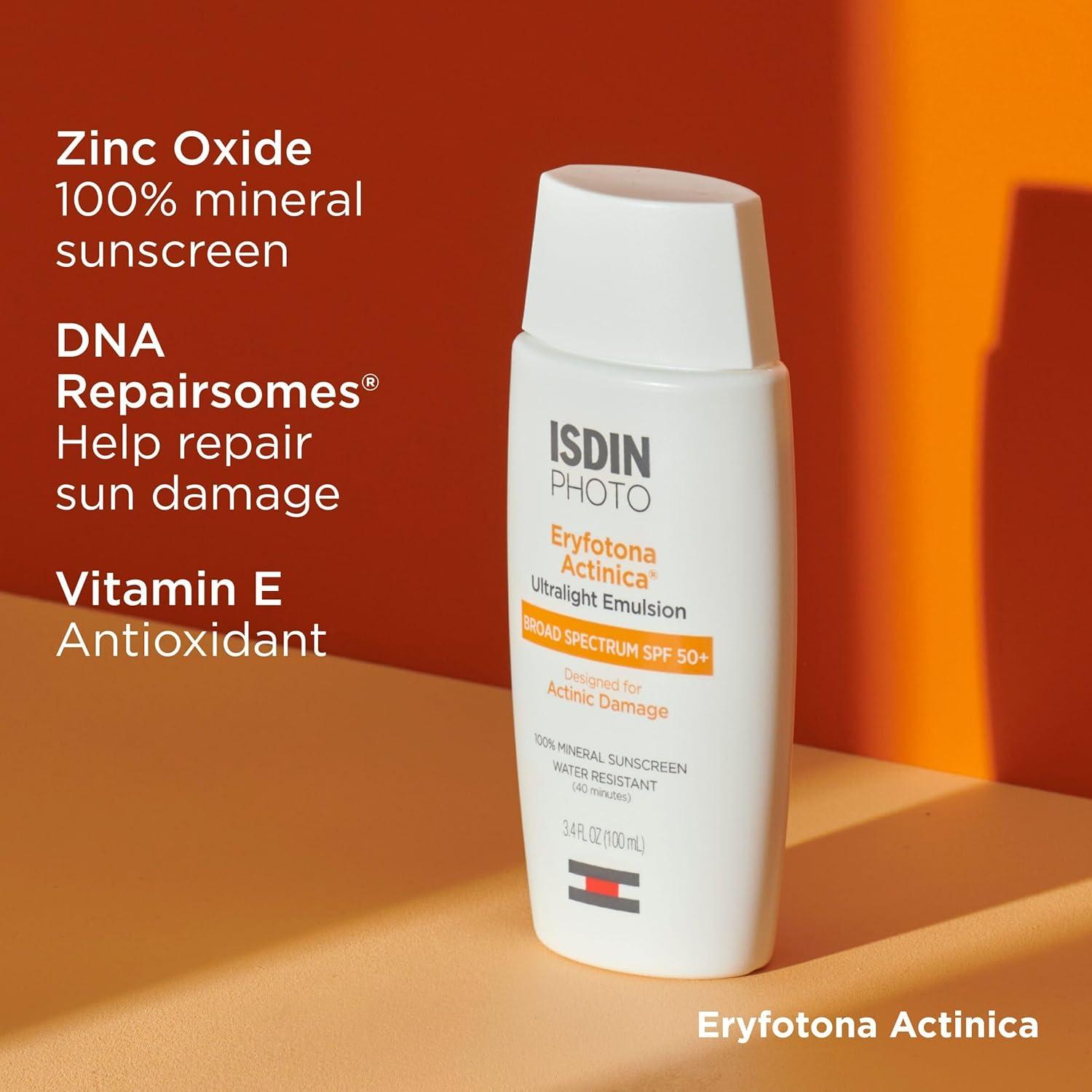 Protector Solar Mineral ISDIN Eryfotona Actinica SPF 50+ 100ml