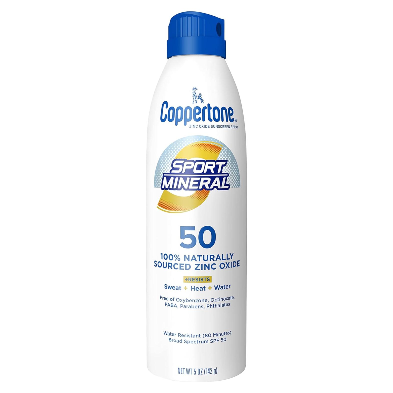 Protector Solar Coppertone SPORT Mineral SPF 50 Spray 142 g
