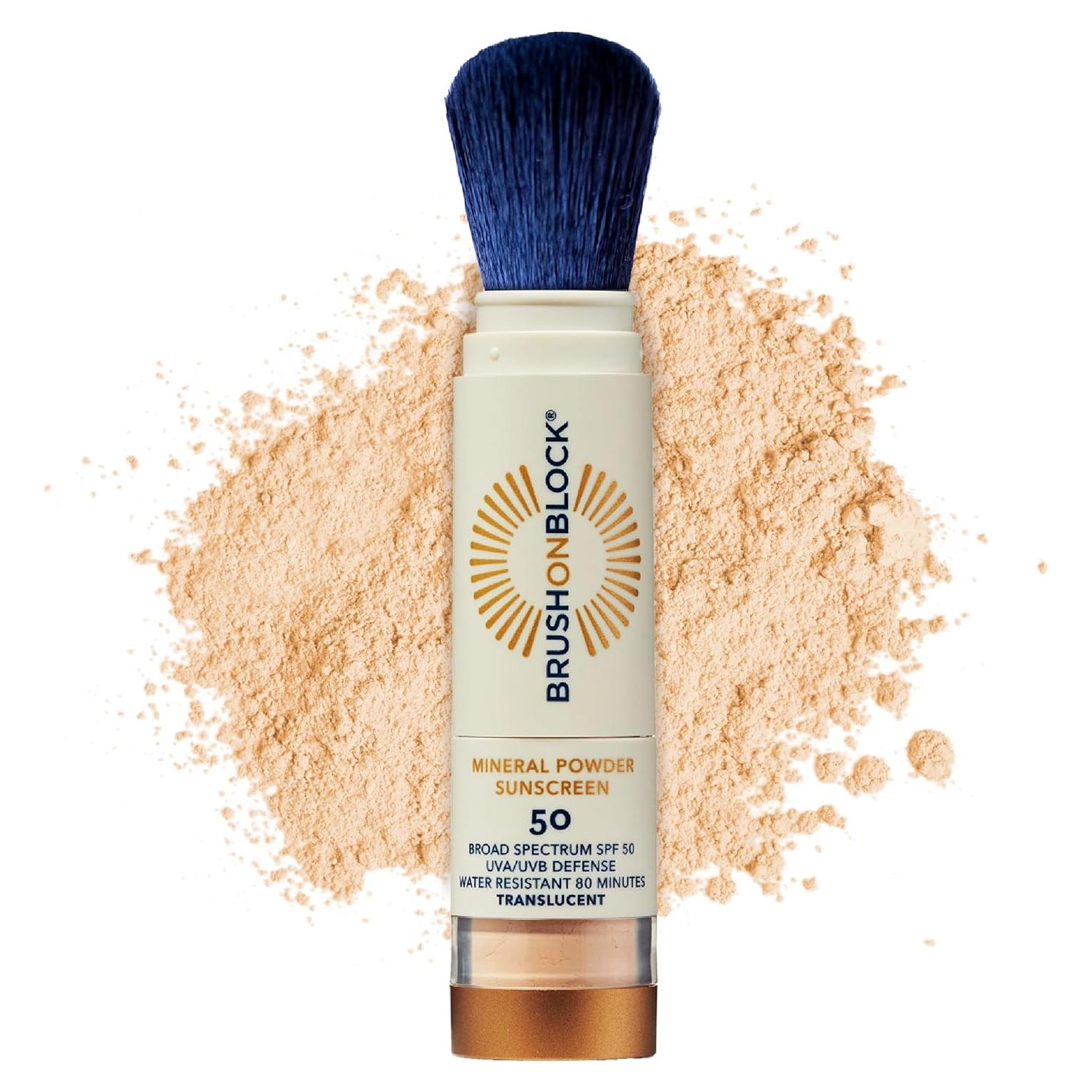 Protector Solar Mineral en Polvo SPF 50 Brush On Block - Translúcido