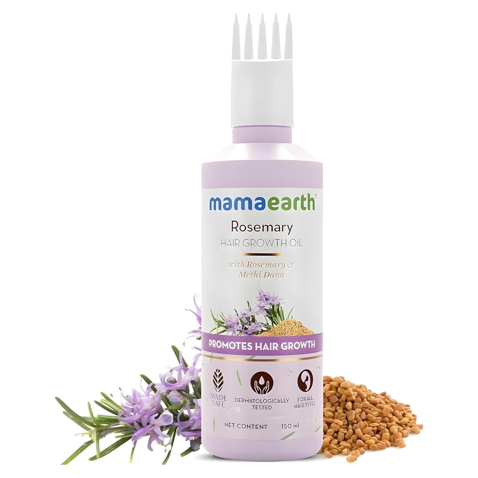 Aceite para el Cabello Mamaearth con Romero y Methi Dana 150ml