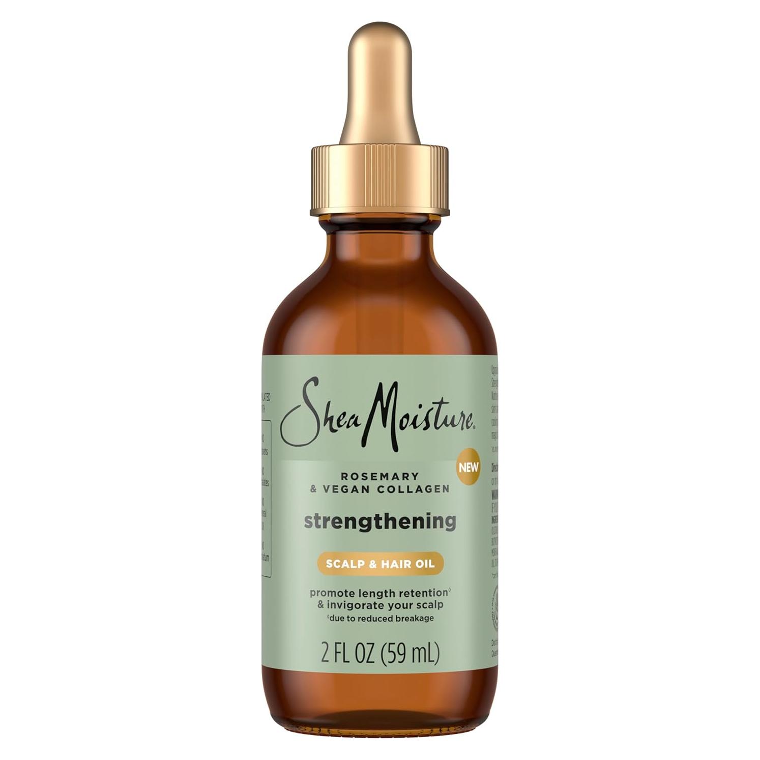Aceite Fortalecedor SheaMoisture 59 ml con Romero y Colágeno Vegano