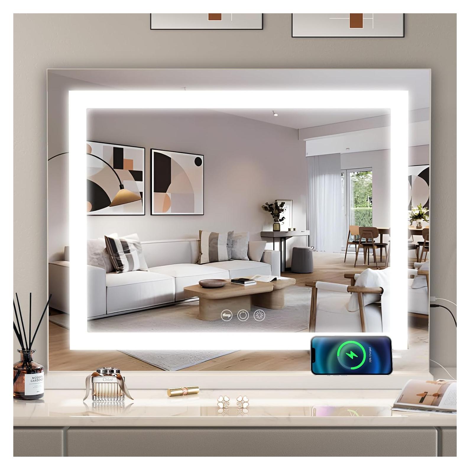 Espejo de Vanity M MISAVANITY Iluminado 58x46 cm 10X Magnificación