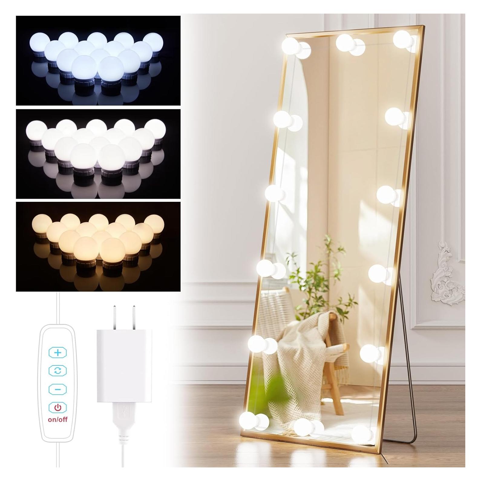 Kit de 14 Bombillas LED Regulables Brightown para Espejo