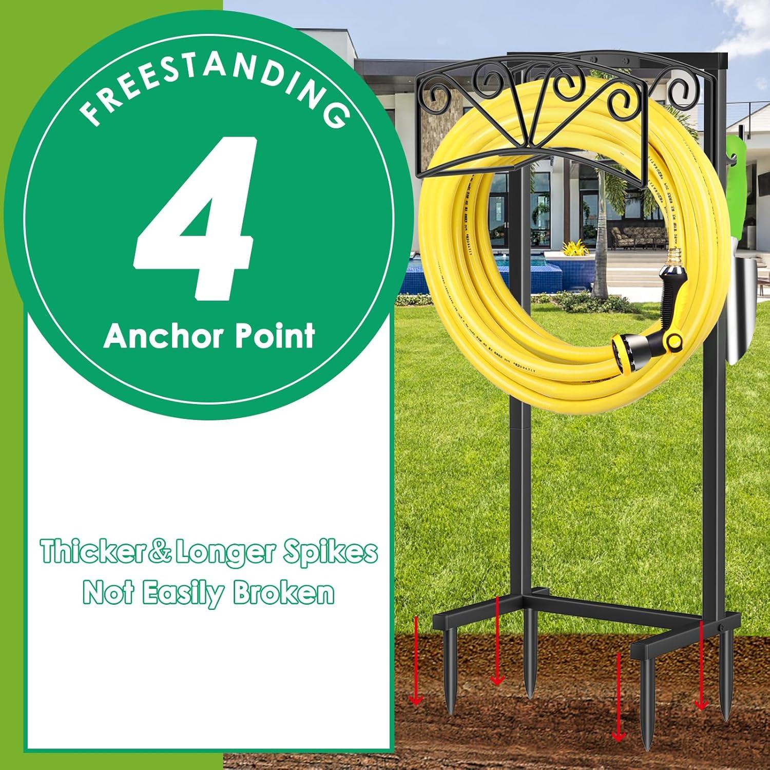 Soporte para Manguera TomCare de Metal Resistente 4 Picos