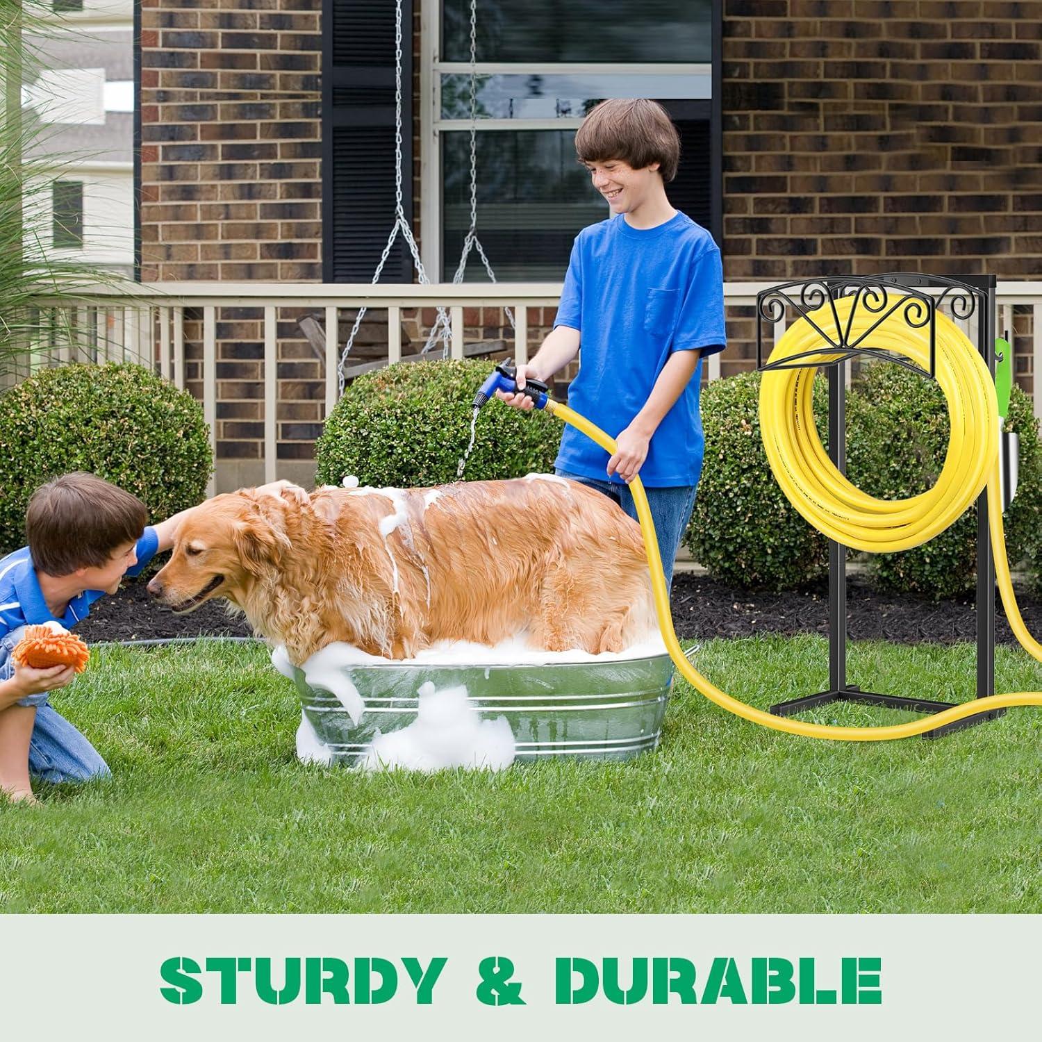 Soporte para Manguera TomCare de Metal Resistente 4 Picos