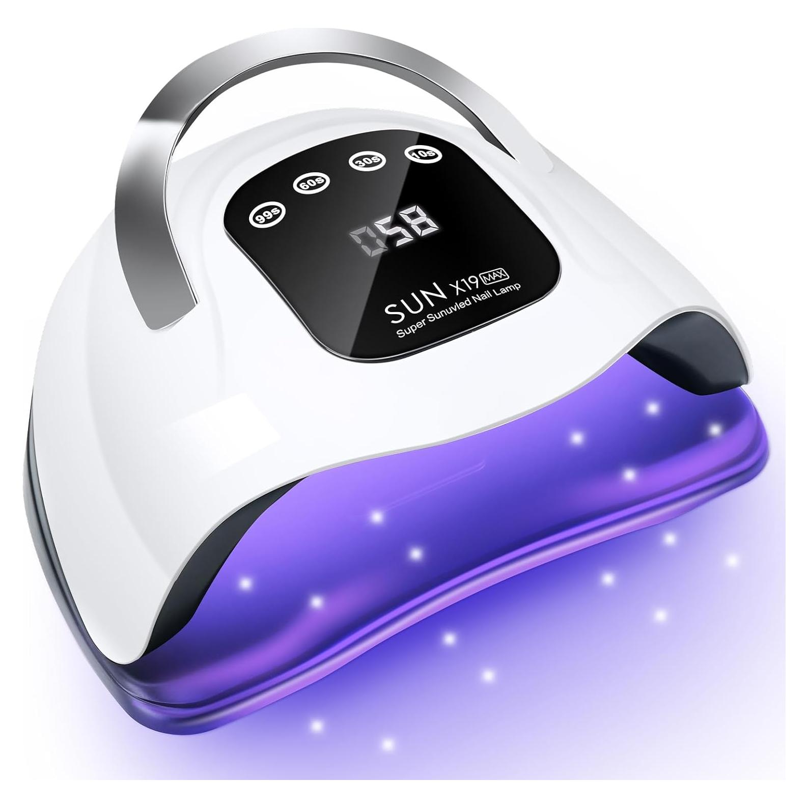 Lámpara UV LED 320W Wisdompark para Uñas en Gel - Negro