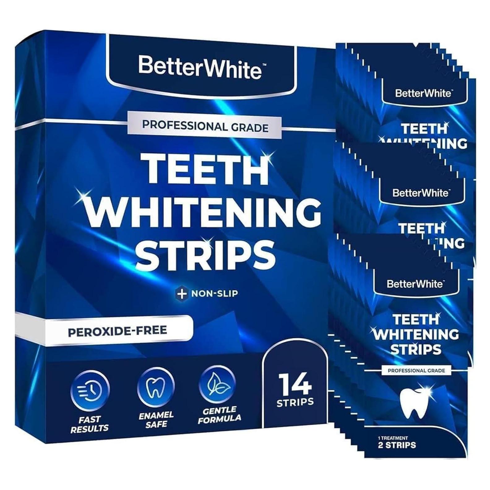 Tiras de Blanqueamiento Dental BetterWhite - 14 Tiras Naturales
