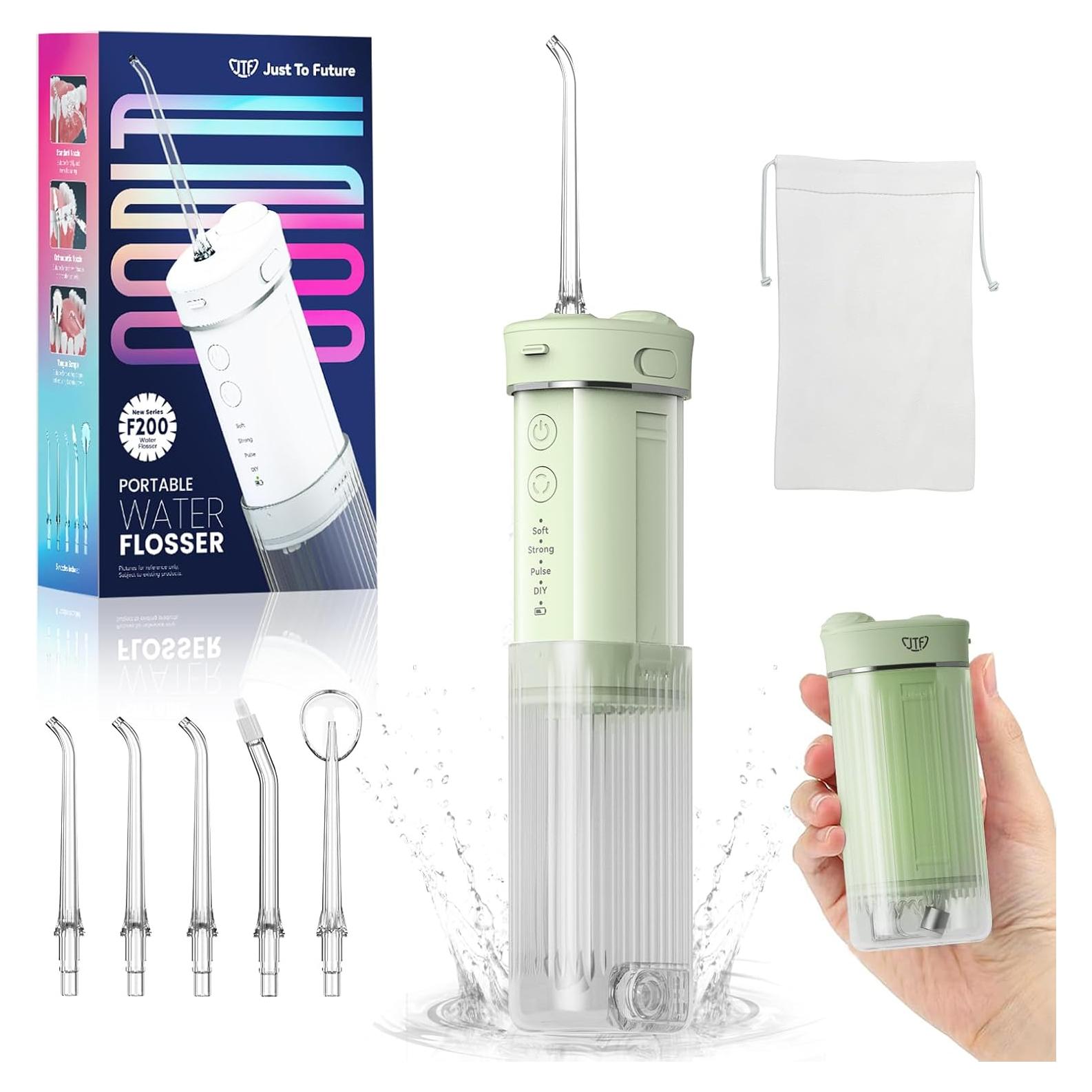 Irrigador Oral Portátil JTF F200-UV con Batería y 4 Modos