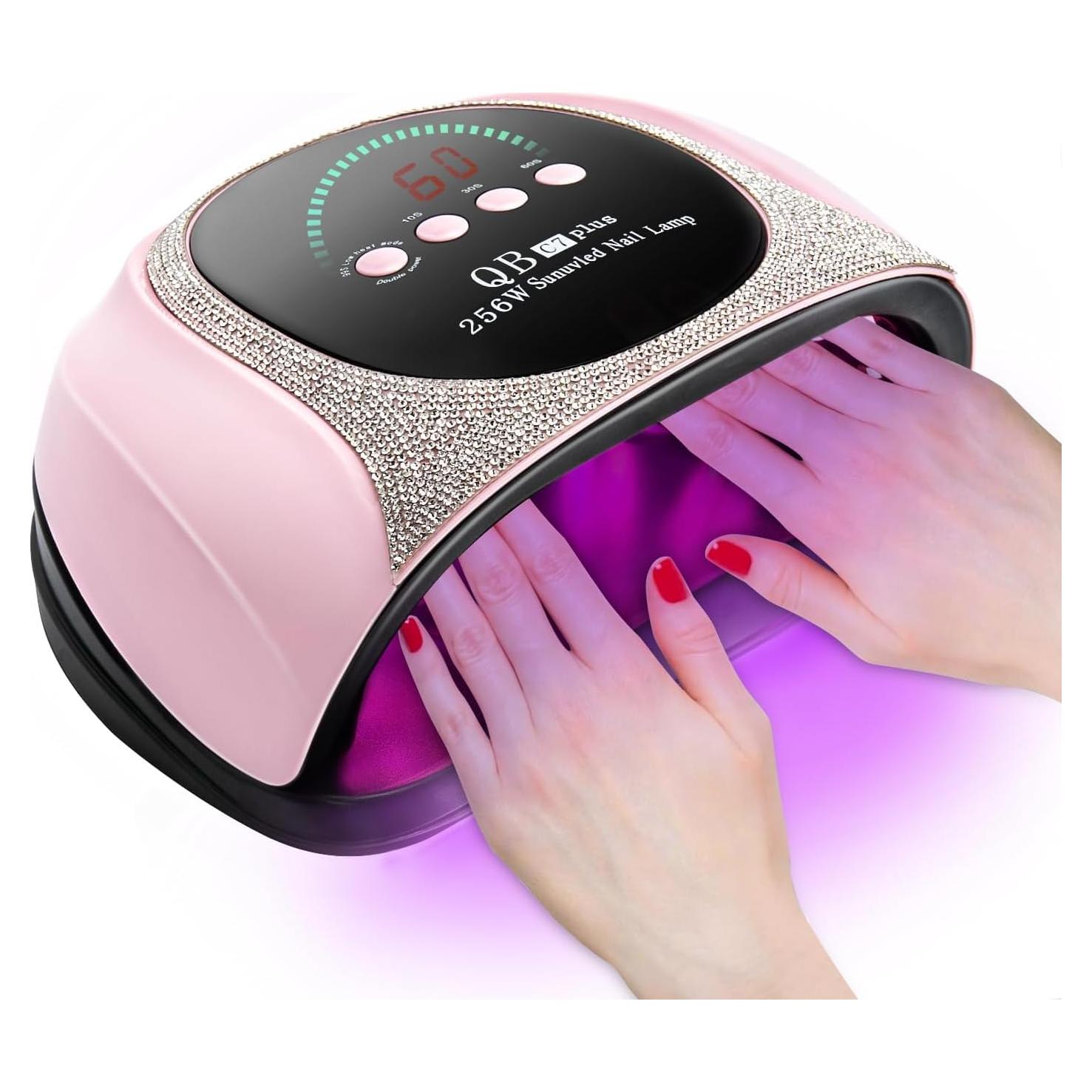 Secador de Uñas LED UV iBigLY 256W con Temporizador y Sensor