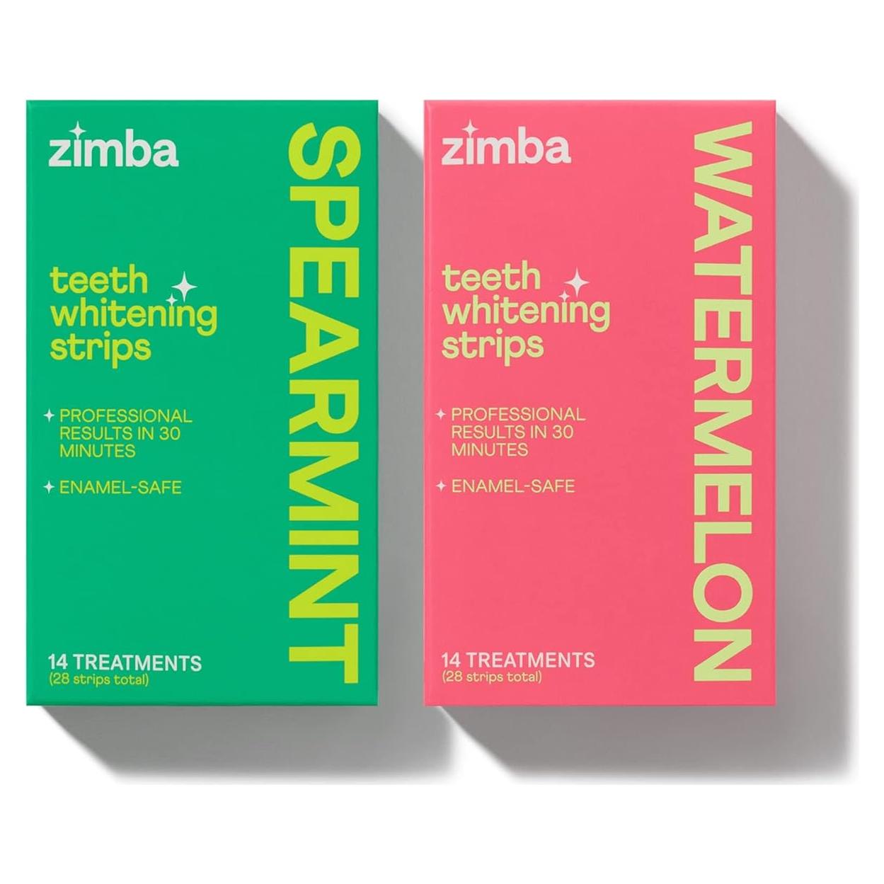 Tiras Blanqueadoras Zimba para Dientes Sensibles - 28 Tiras