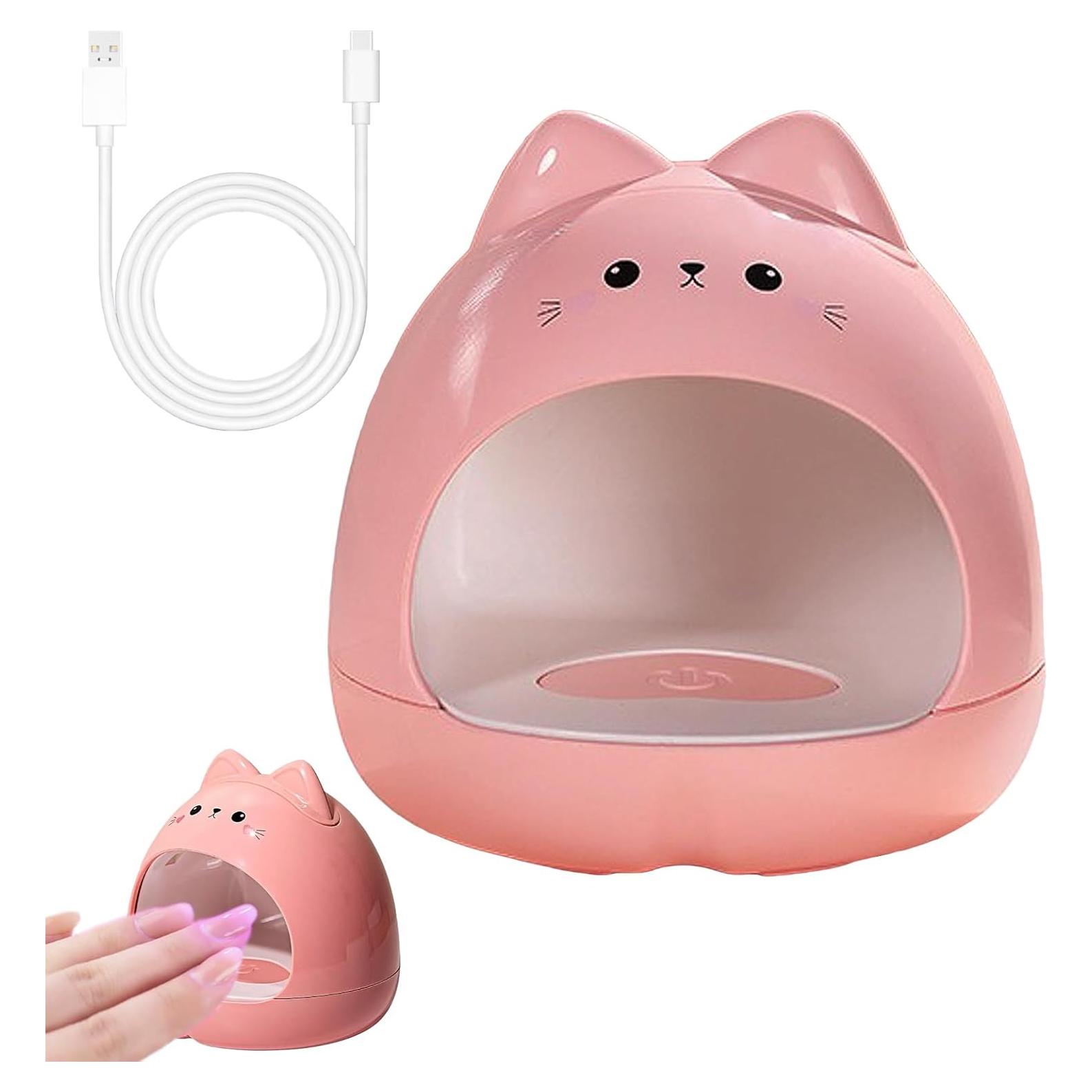 Lámpara UV LED 24W para Uñas Gel Dongguan - Portátil Rosa