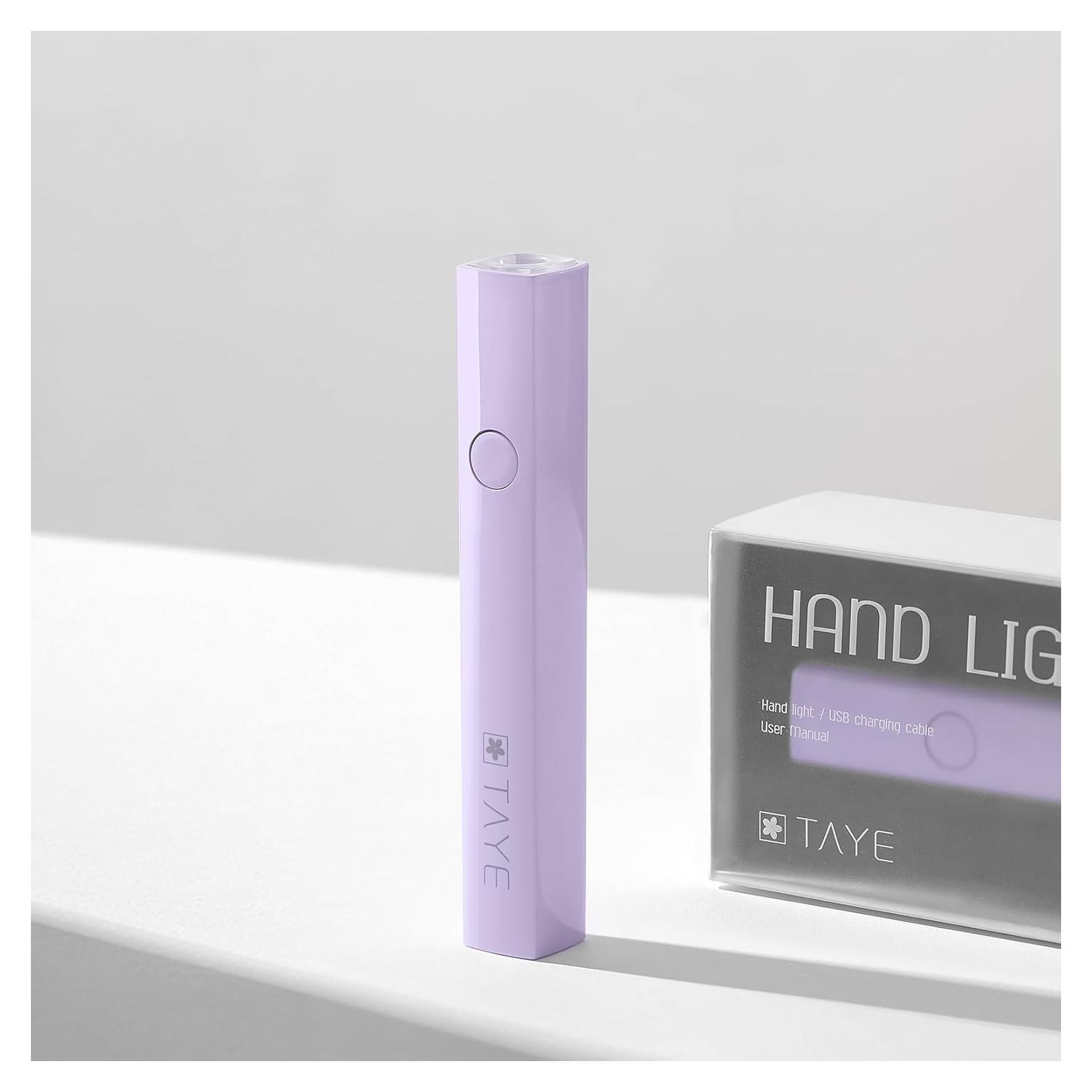 Lámpara UV de Uñas TAYE Mini Gel 3W Portátil USB Color Púrpura