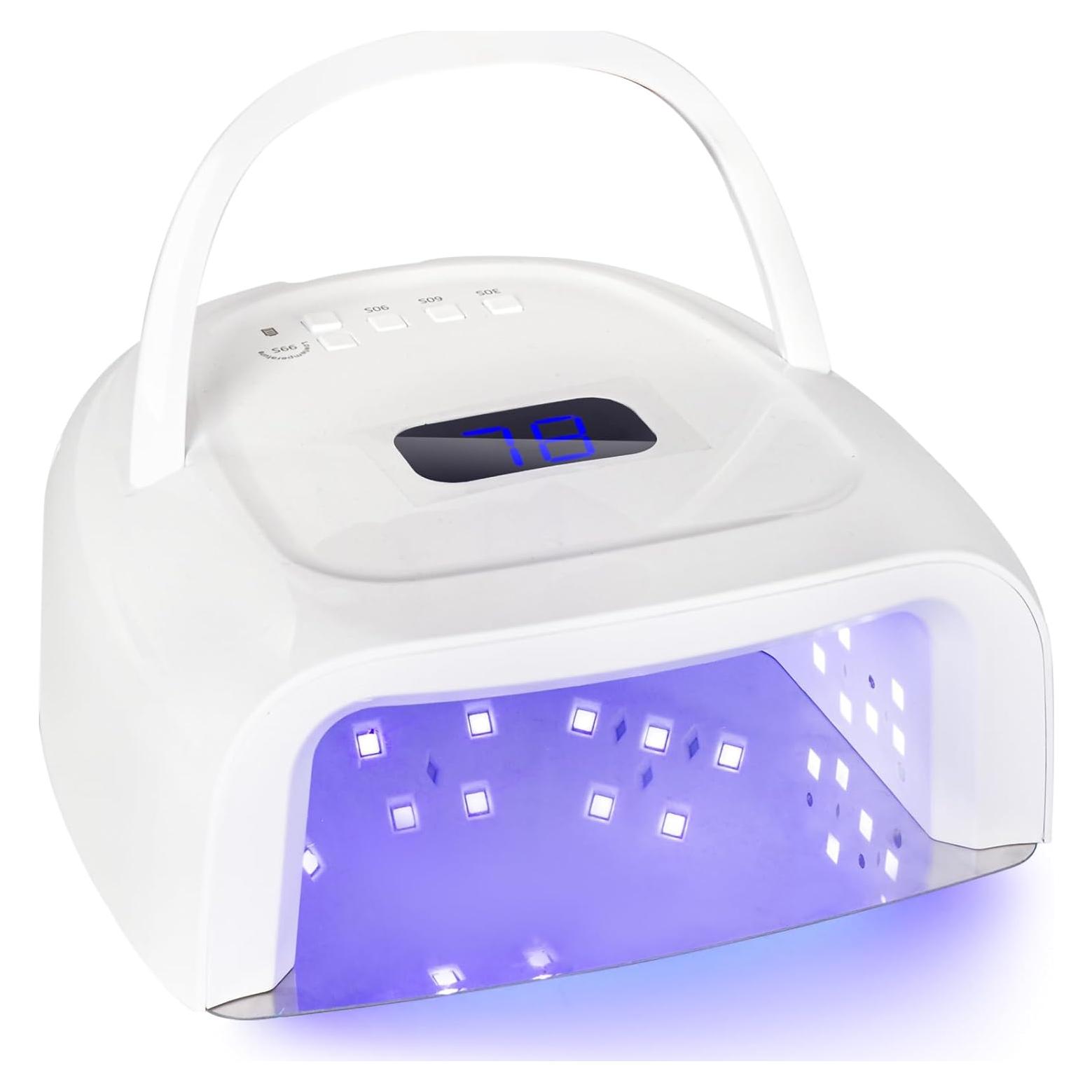 Lámpara de Uñas LED UV NailFace Inalámbrica 60W con Sensor