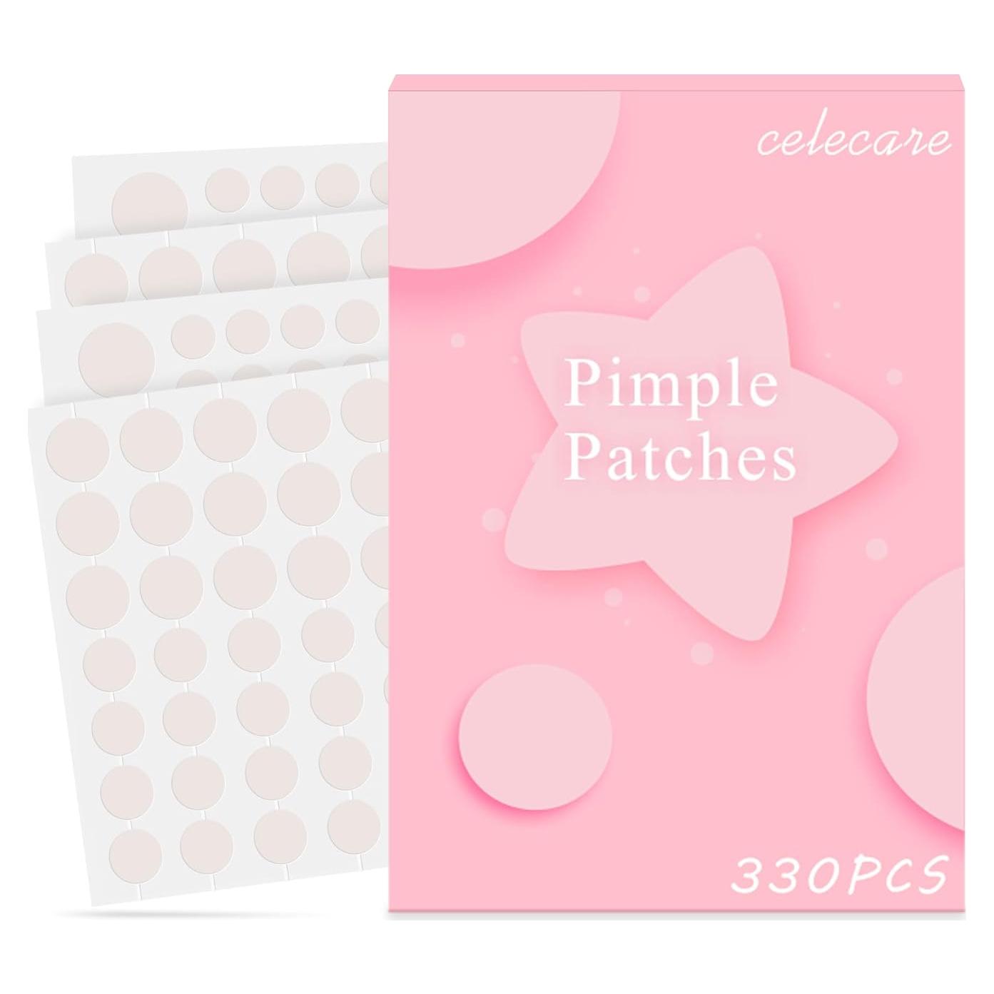 Parche para Granos CELECARE - 330 Piezas, 4 Tamaños, Hidrocoloide