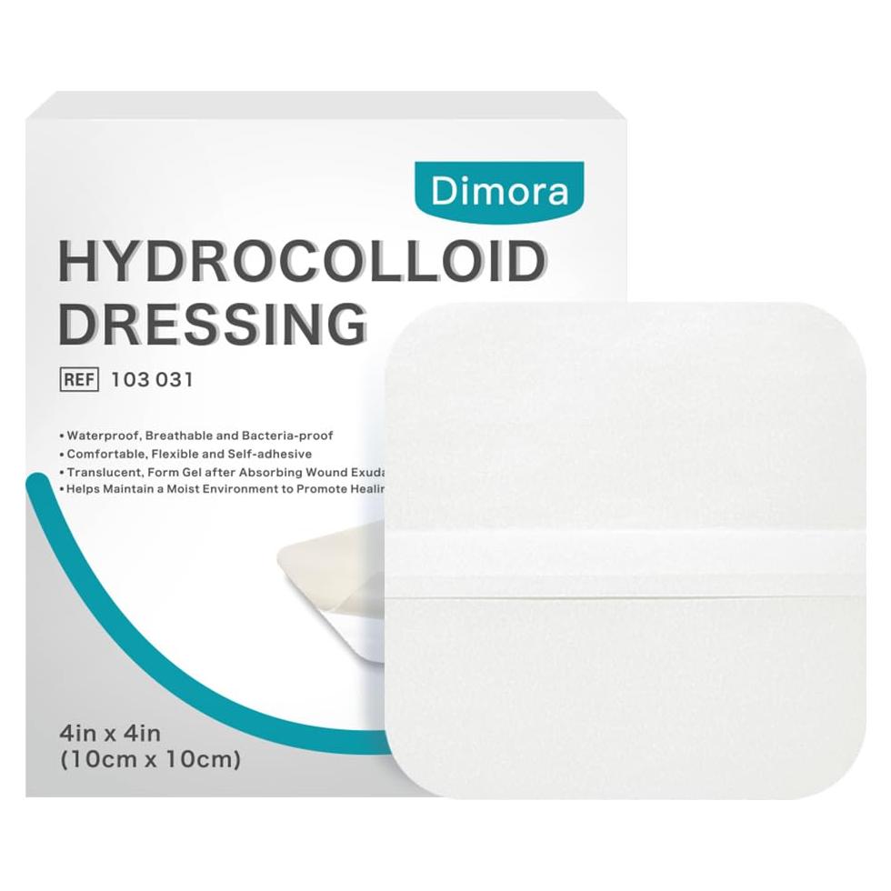 Vendaje Hidrocoloide Dimora 10 Parches 10x10 cm Estéril Impermeable