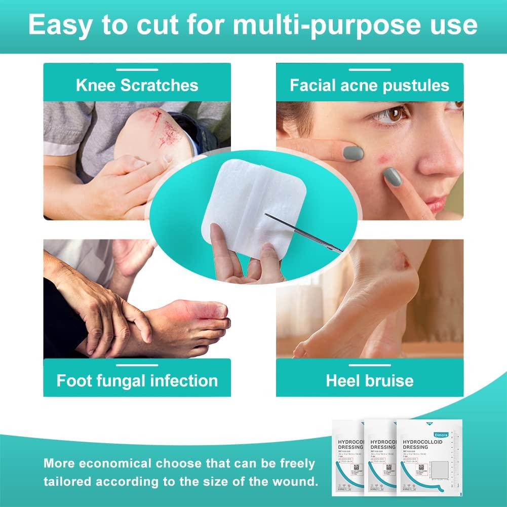 Vendaje Hidrocoloide Dimora 10 Parches 10x10 cm Estéril Impermeable