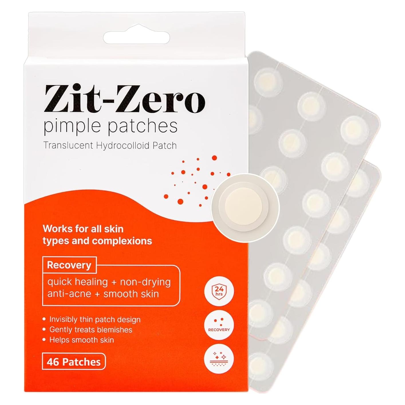 Parche Hidrocoloide para Acné Zit Zero - 46 Piezas 10mm