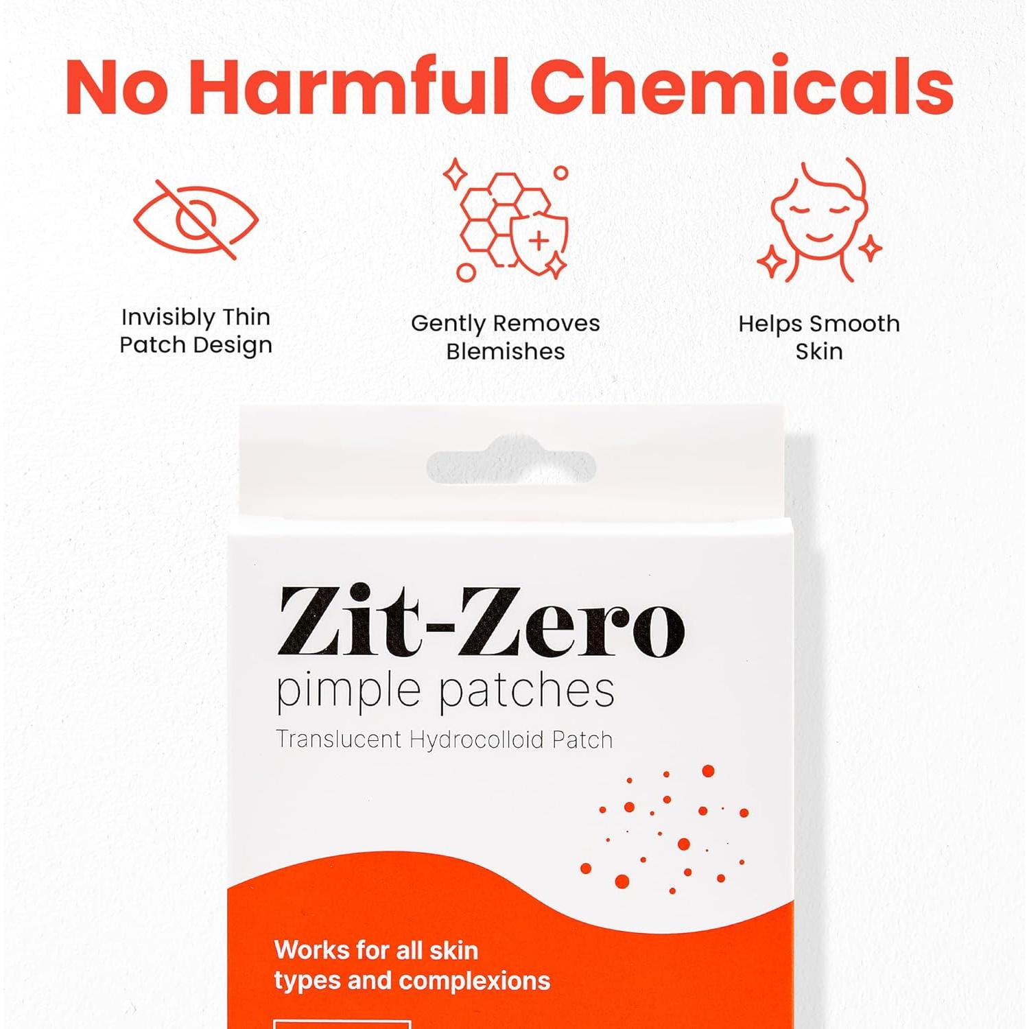 Parche Hidrocoloide para Acné Zit Zero - 46 Piezas 10mm