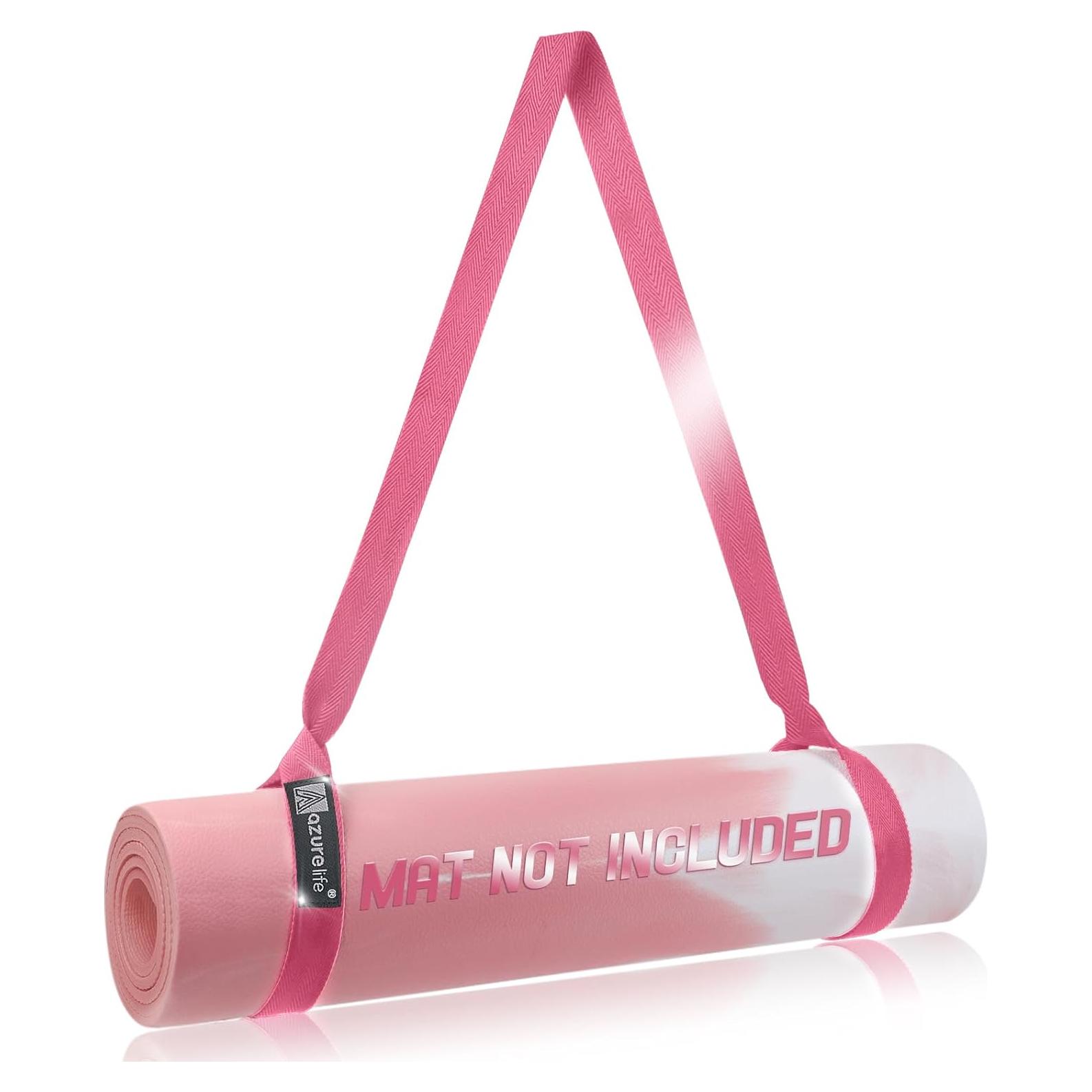 Correa para Esteras de Yoga Rosa - Ajustable y Eco Amigable