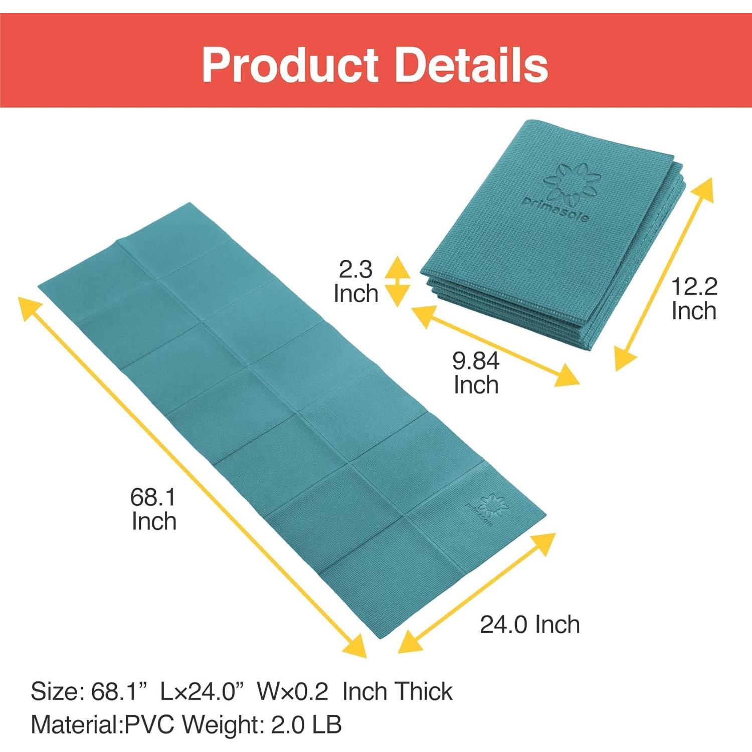 Colchoneta de Yoga Plegable Primasole 4mm Verde Jango