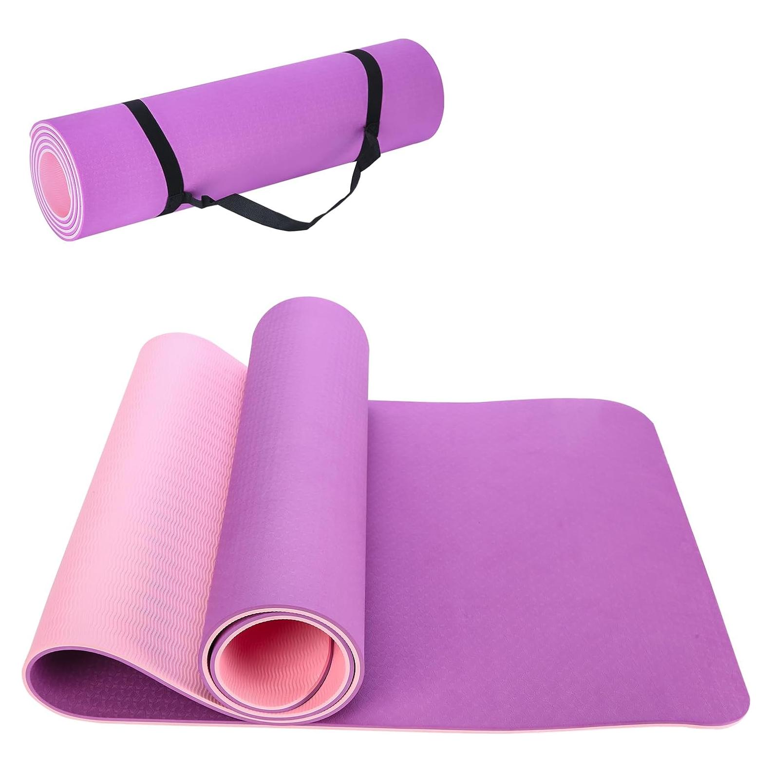 Alfombrilla de Yoga TPE 8mm Genérica Antideslizante 182x61cm