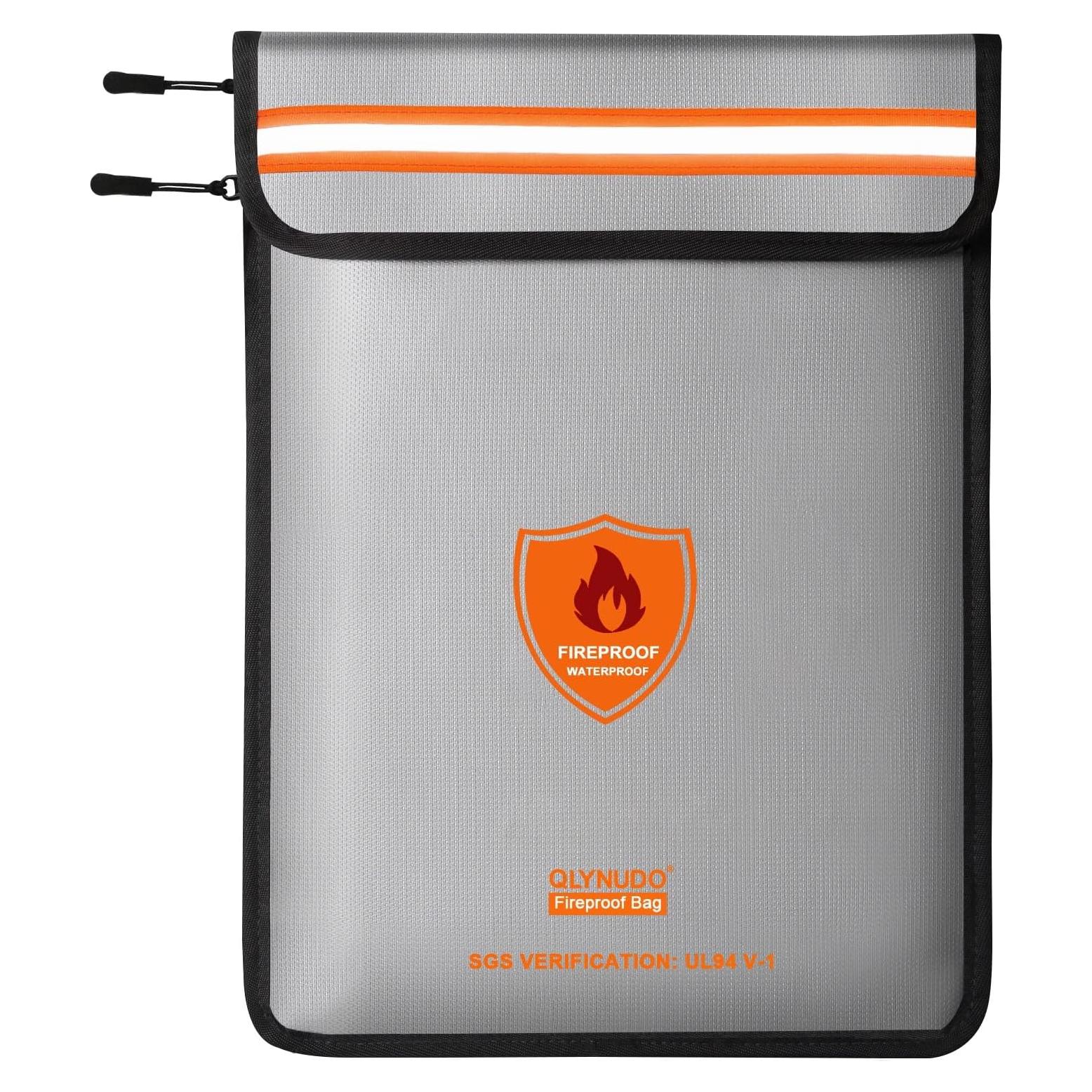 Bolsa a Prueba de Fuego QLYNUDO A4 Impermeable y Reflectante