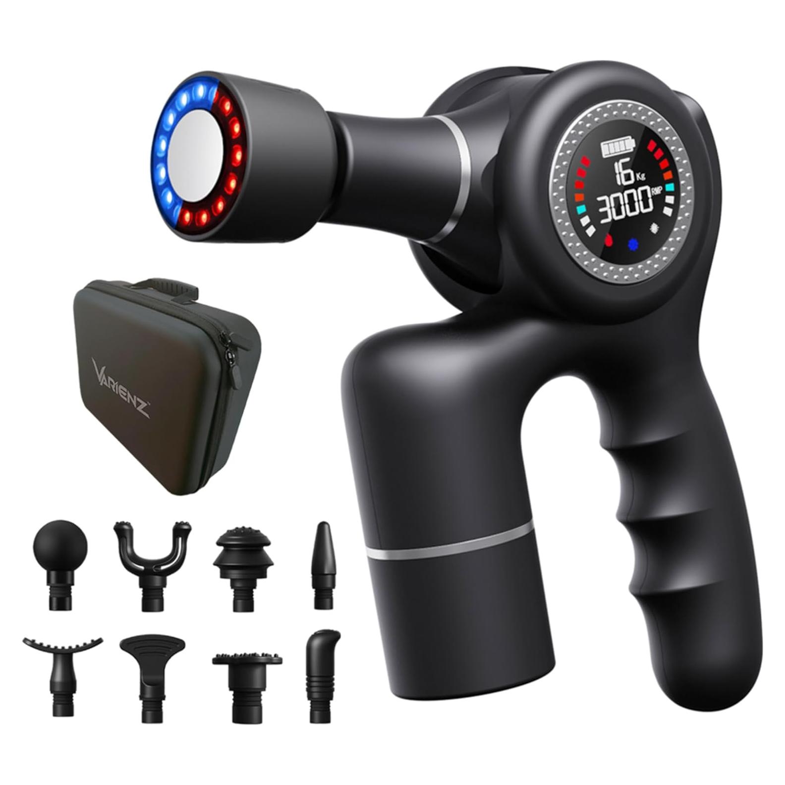 Pistola de Masaje VARIENZ VM PRO con Calor y Frío 15 Velocidades