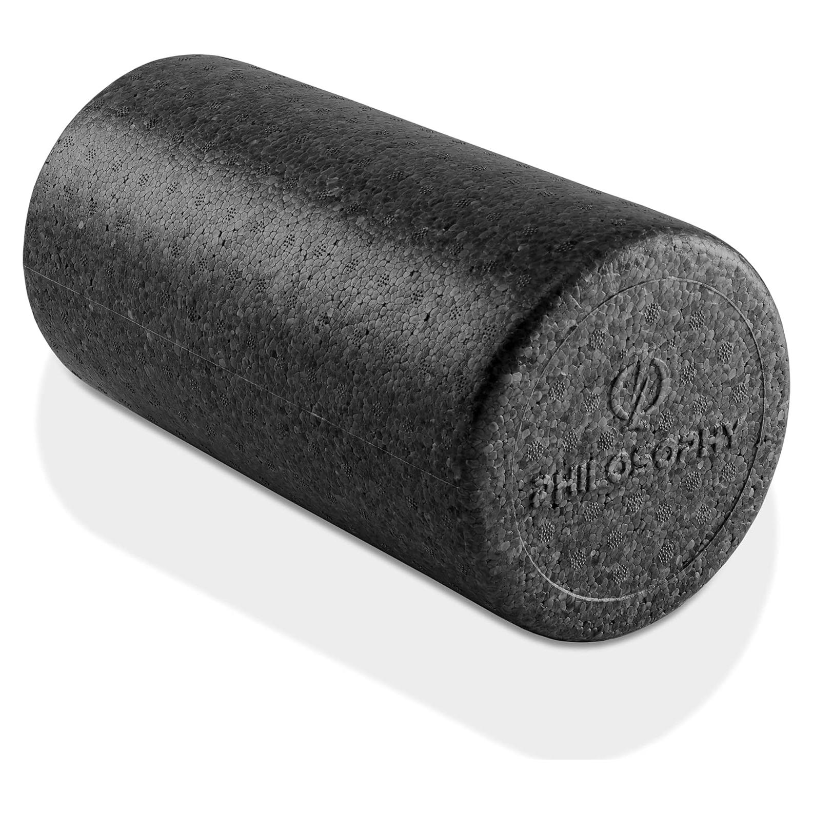 Rodillo de Espuma Philosophy Gym 30.48cm Alta Densidad Negro