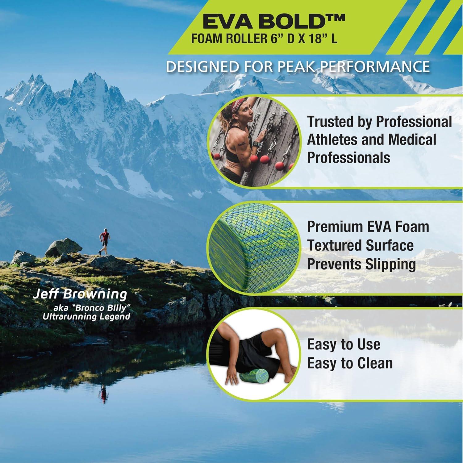 Rodillo de Espuma Pro-Tec Athletics 15.24cm x 88.9cm