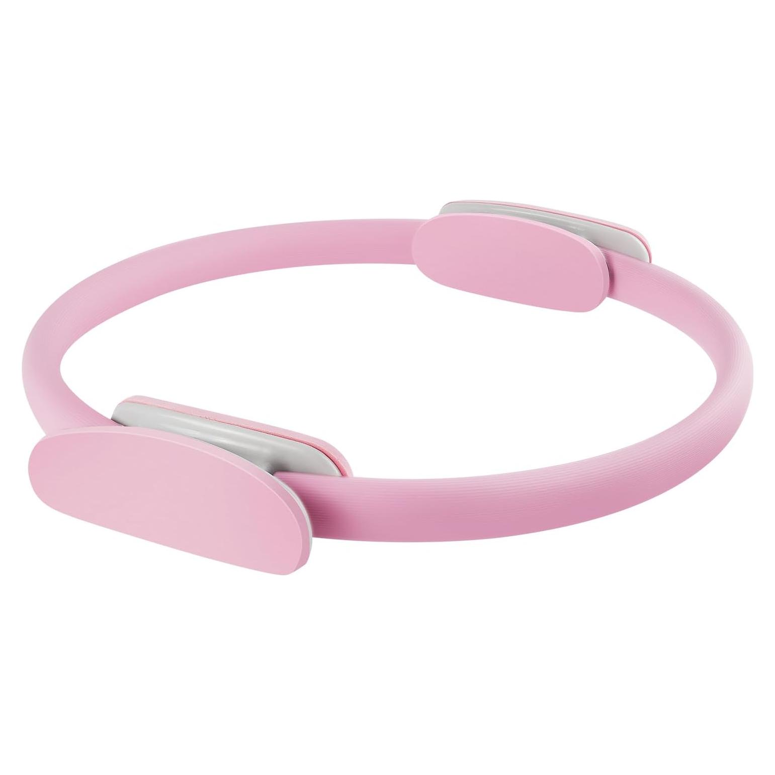 Anillo de Pilates Quorvella 38 cm Rosa con Mangos Acolchados