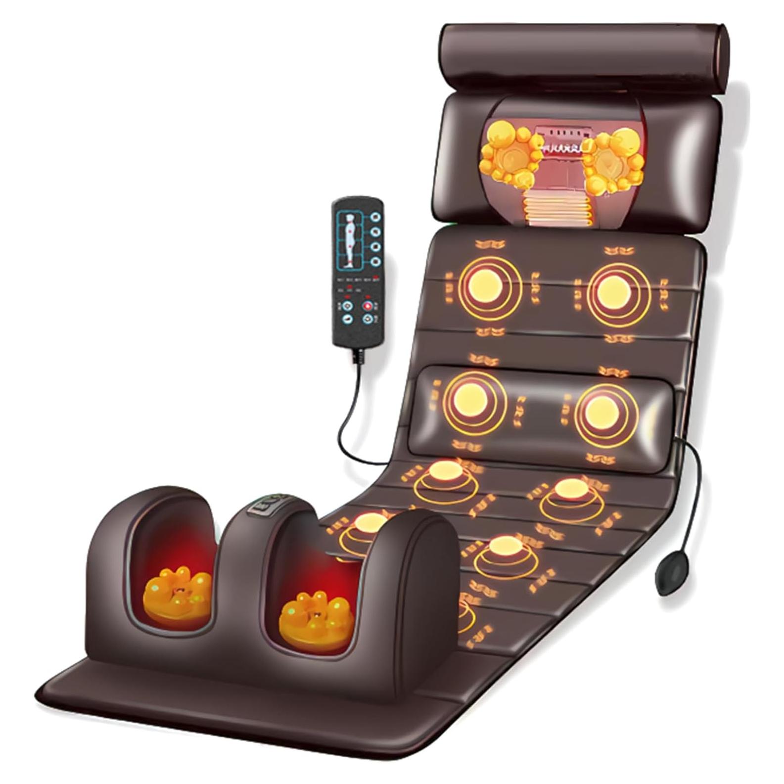 Alfombra de Masaje Vibrante Lvrunben con Calefacción 55x181cm