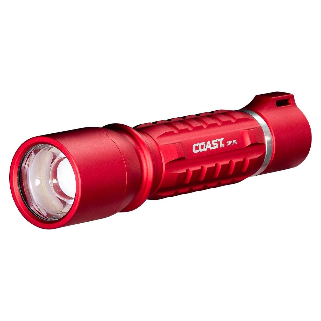 Linterna LED Coast XP11R 2600 Lúmenes Rojo Recargable
