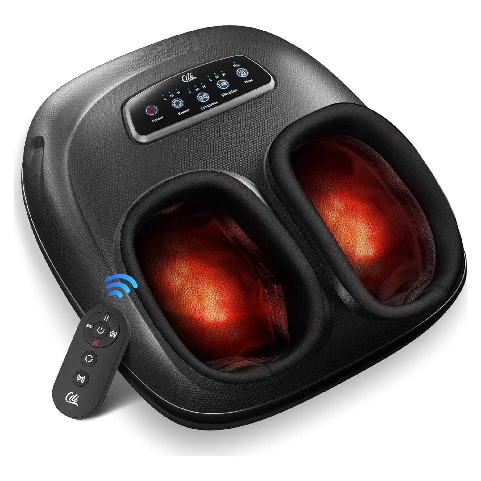 Masajeador de pies CILI CL-5225RC con calor y control remoto