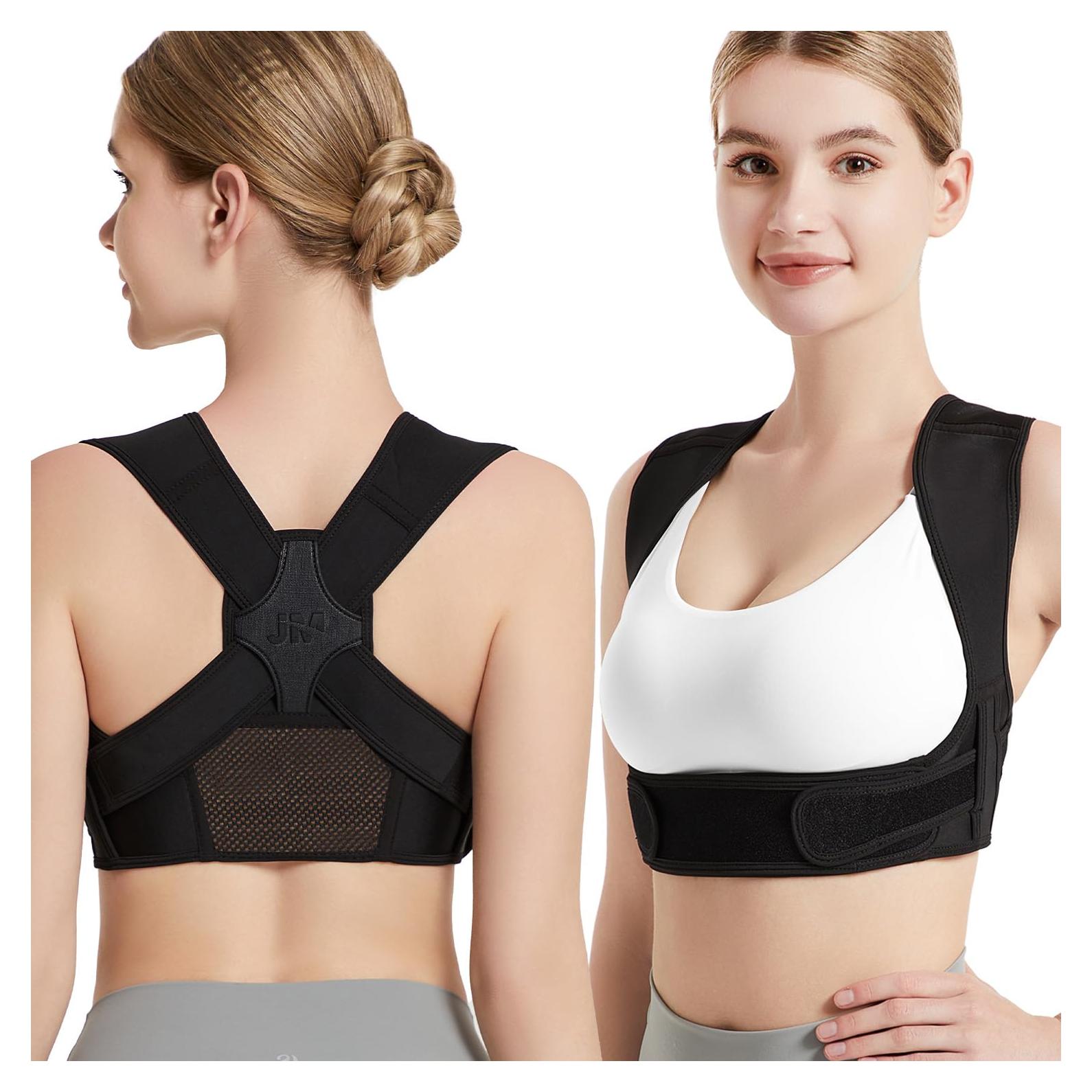 Corrector de Postura JMPOSE Ajustable Unisex Negro Pequeño