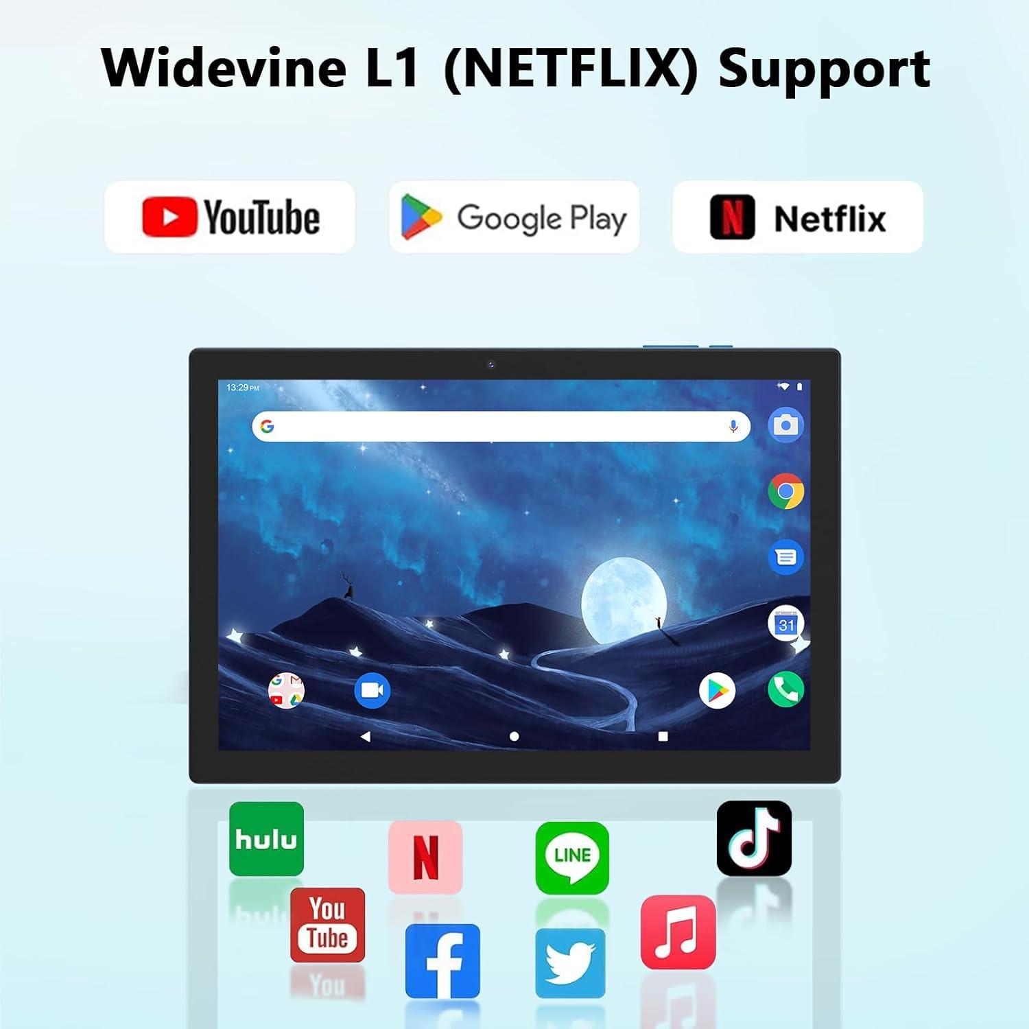 Tableta Android 15 CUPEISI 10.1" 18GB RAM 128GB ROM 2TB