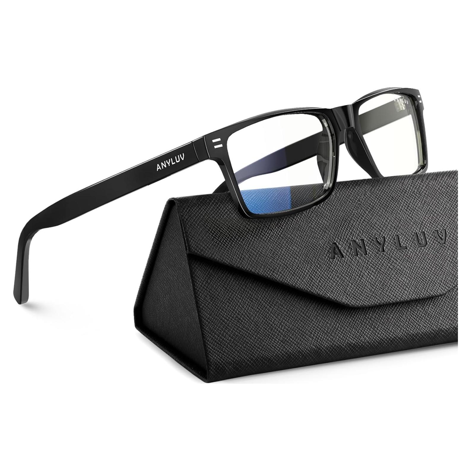 Gafas de Bloqueo de Luz Azul ANYLUV AN217-EP para Hombres y Mujeres