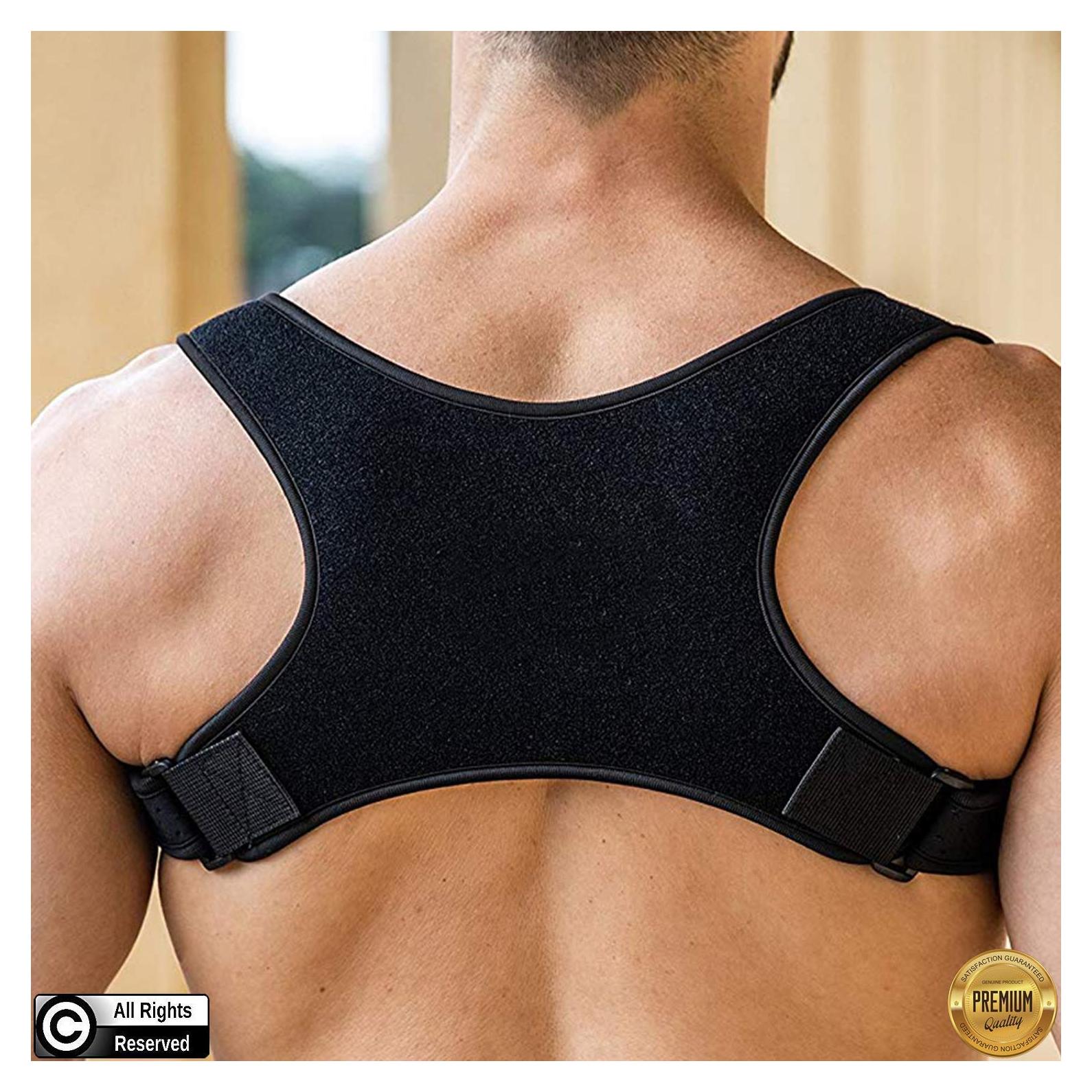 Corrector de Postura POAGL Ajustable para Hombres - Soporte Espalda