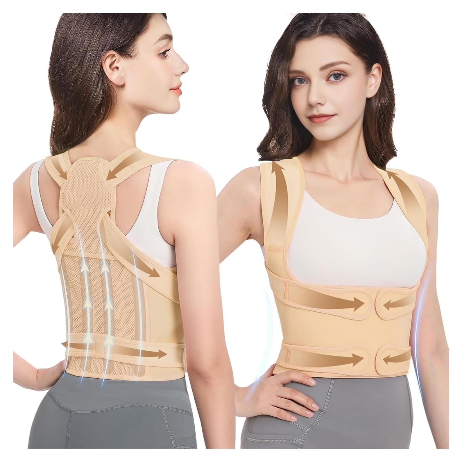 Corrector de Postura Ergonómico BLACKYEW Beige Mediano