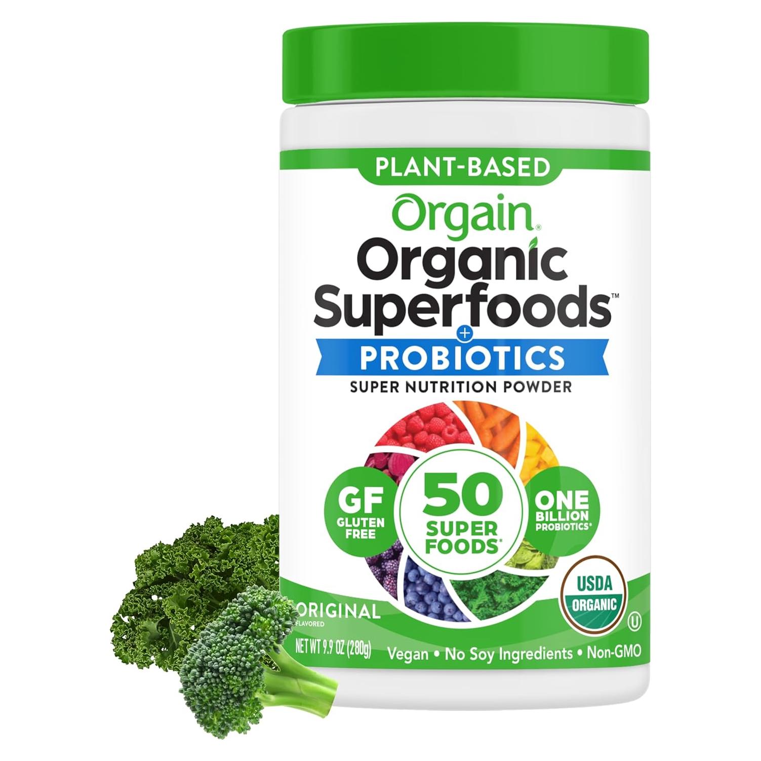 Polvo de Superalimentos Orgánicos Orgain 0.28kg - 50 Ingredientes