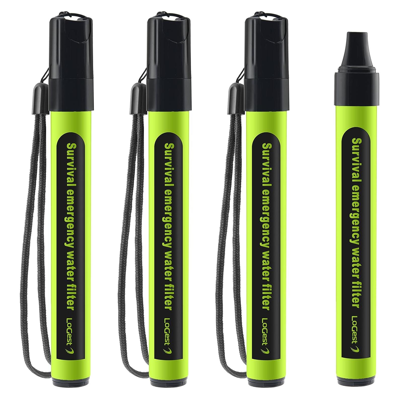 Popote de Filtro de Agua Logest - Portátil 600L - Emergencia