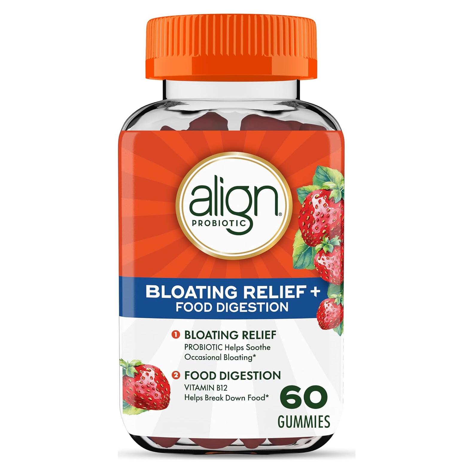 Gominolas Probioticas Align 60 Unidades Alivio Hinchazón